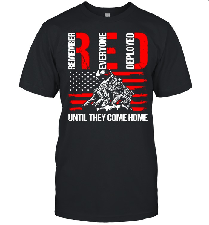 Red Friday Remember Everyone Deployed Best Us Flag Military T-shirt Classic Men's T-shirt