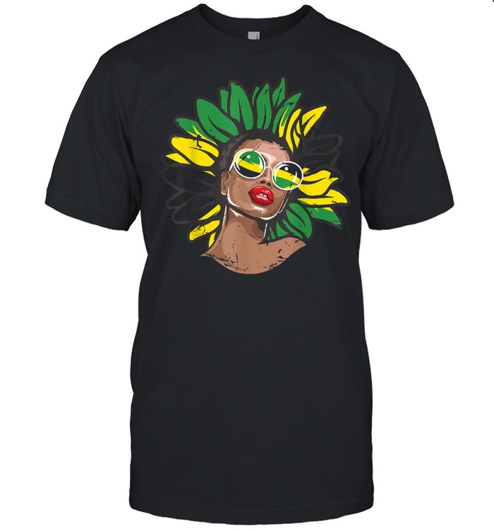 Afro Hair Jamaica  Black Melanin Jamaican Flag  Classic Men's T-shirt
