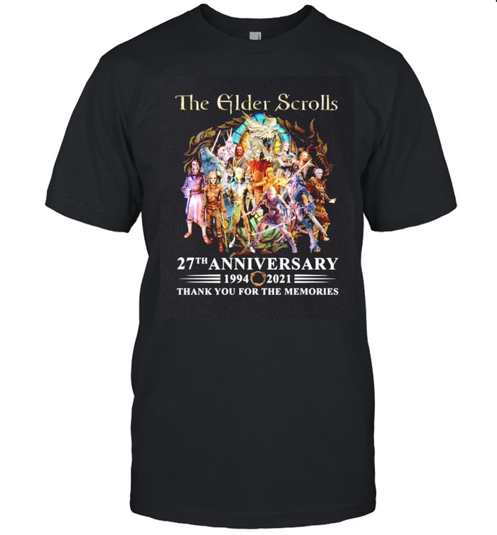 The Elder Scrolls 27th anniversary 1994-2021 shirt Classic Men's T-shirt