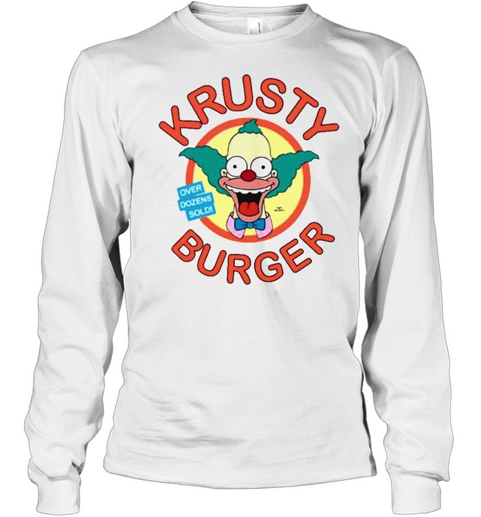 Over dozens sold Krusty Burger shirt Long Sleeved T-shirt