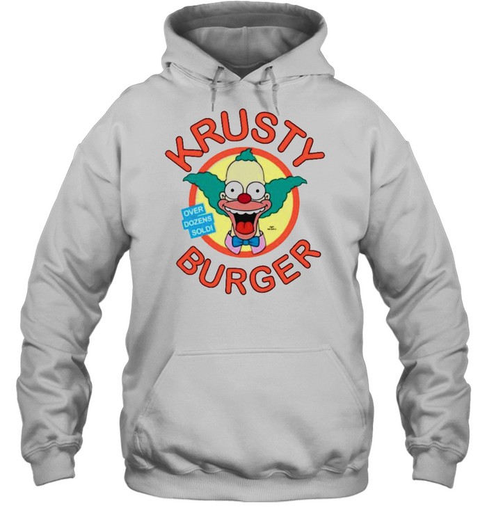 Over dozens sold Krusty Burger shirt Unisex Hoodie