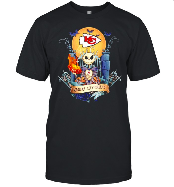 Jack Skellington Kansas City Chiefs Halloween shirt Classic Men's T-shirt