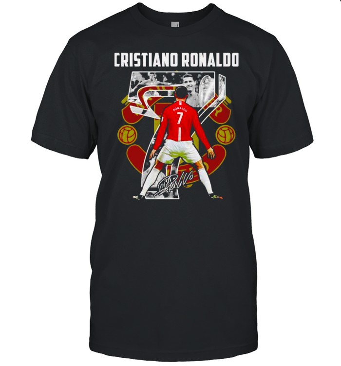 Man United Cristiano Ronaldo signature shirt Classic Men's T-shirt
