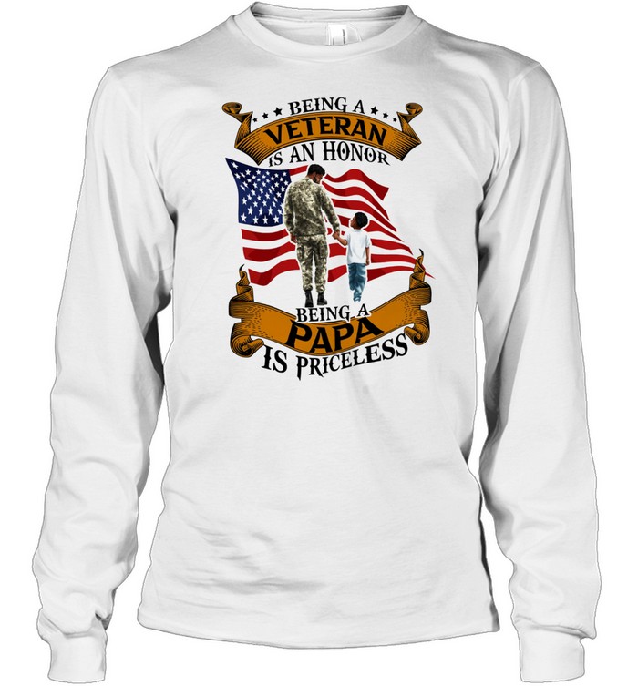 papa american flag shirt