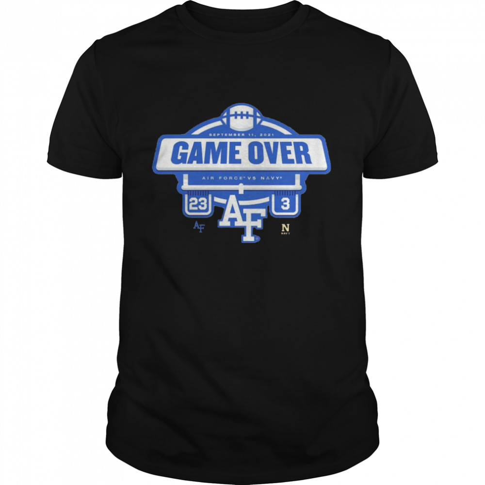 Air Force Falcons vs. Navy Midshipmen 23 3 game over shirt Classic Men's T-shirt