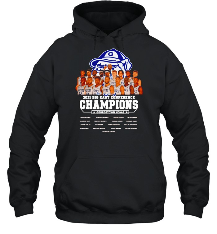 2021 Big East Conference Champions Georgetown Hoyas t-shirt Unisex Hoodie