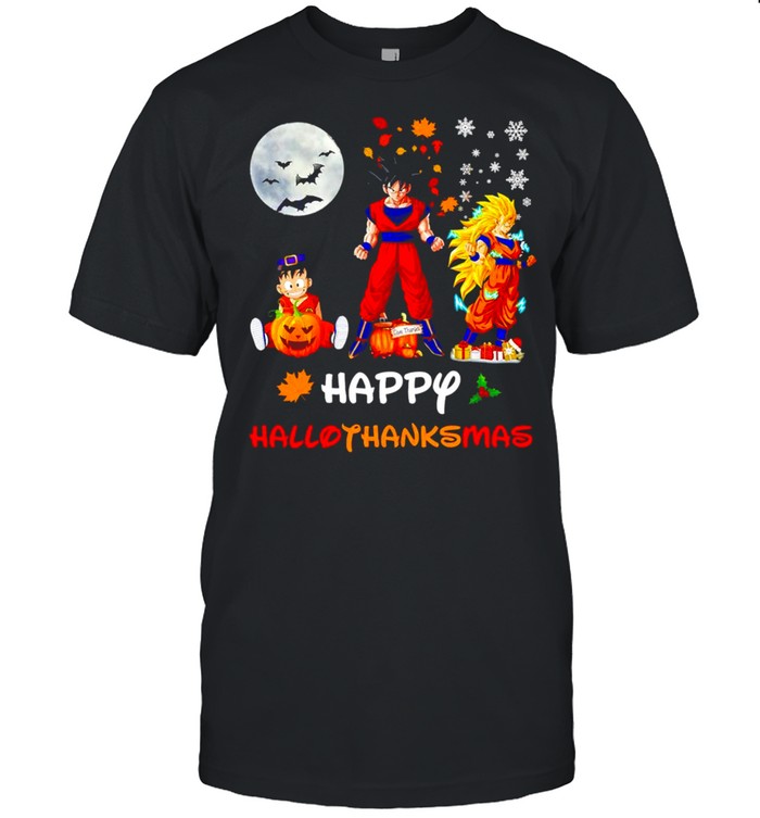 Dragon Ball Charcters Happy Hallothanksmas shirt