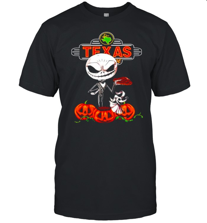 Jack Skellington Texas Roadhouse Halloween shirt