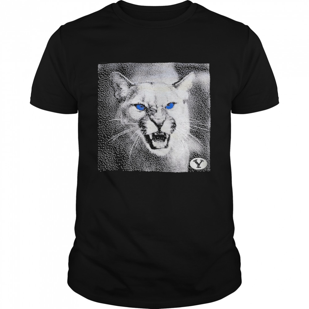 Black Cougar Face BYU shirt Classic Men's T-shirt