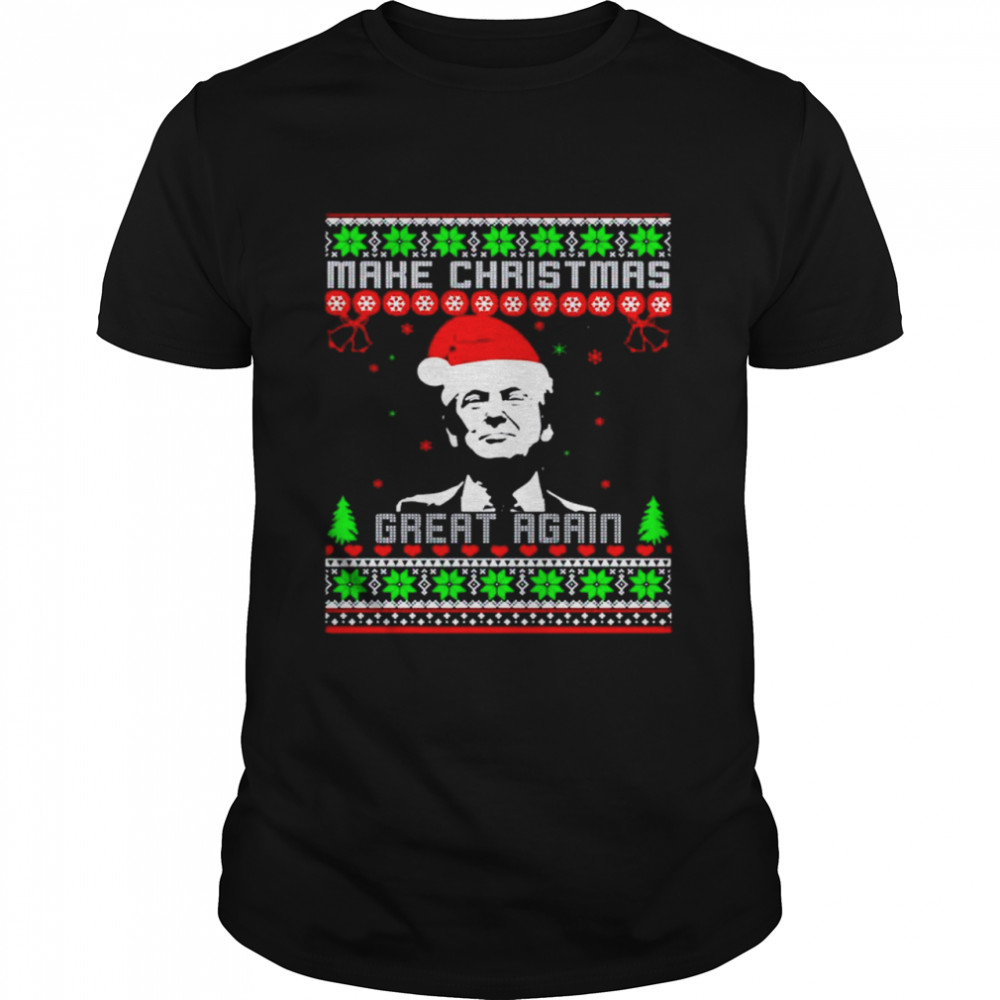 Awesome donald Trump make Christmas great again Christmas shirt Classic Men's T-shirt