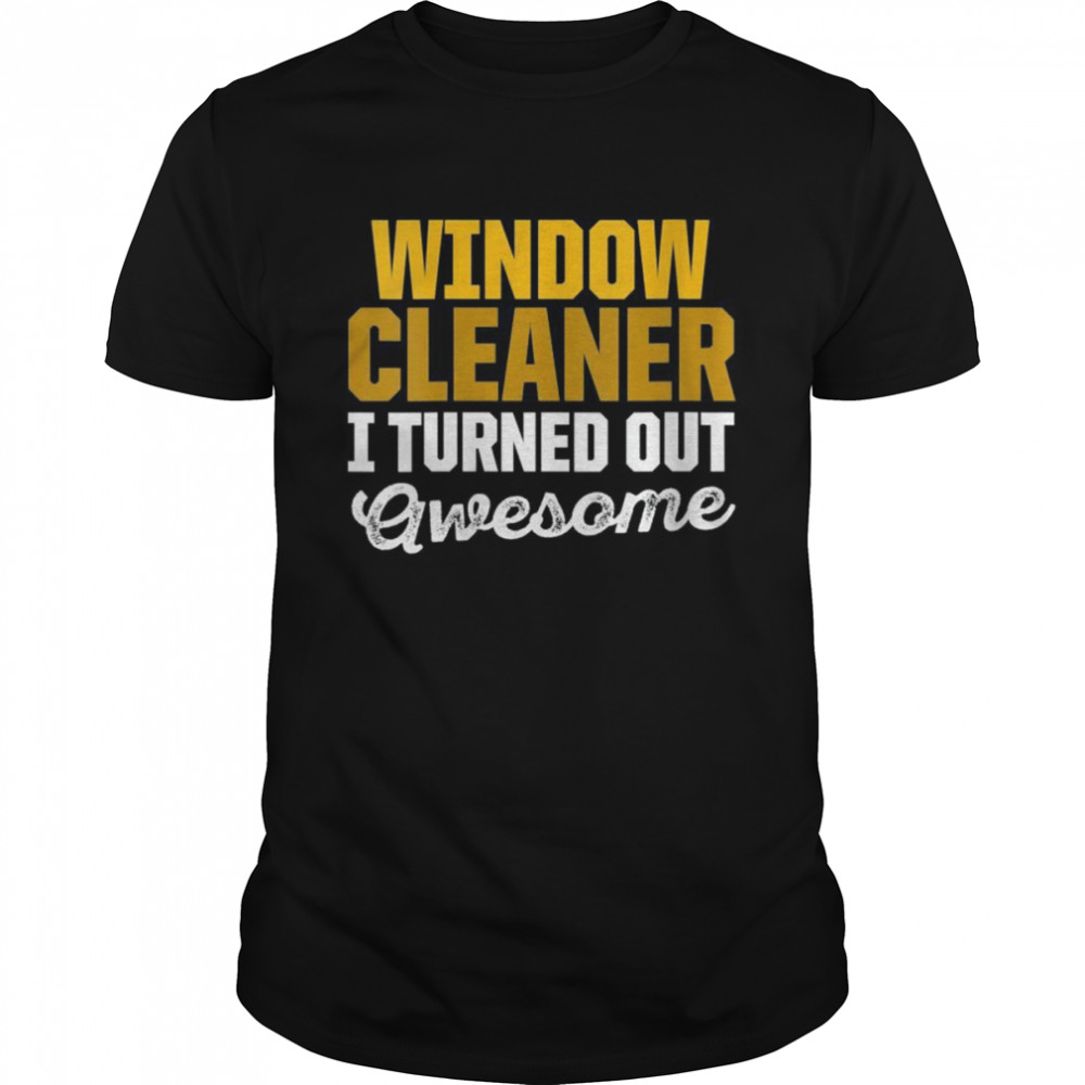 Window Cleaner Cleaning  Classic Men's T-shirt