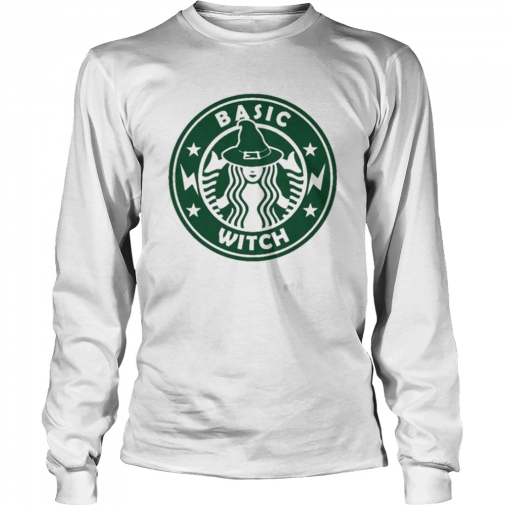 Basic Witch Starbucks  Long Sleeved T-shirt