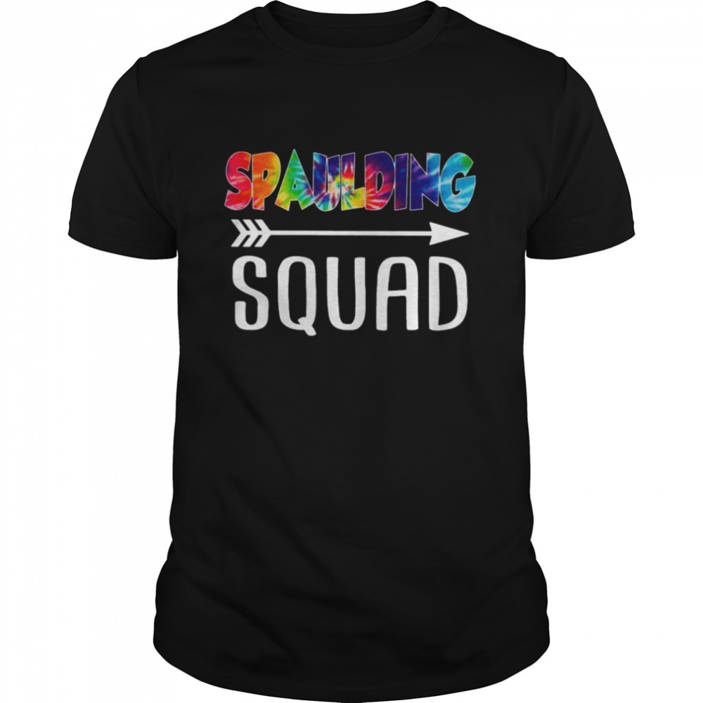 Spaulding Squad Tie Dye Style Rainbow shirt Classic Men's T-shirt