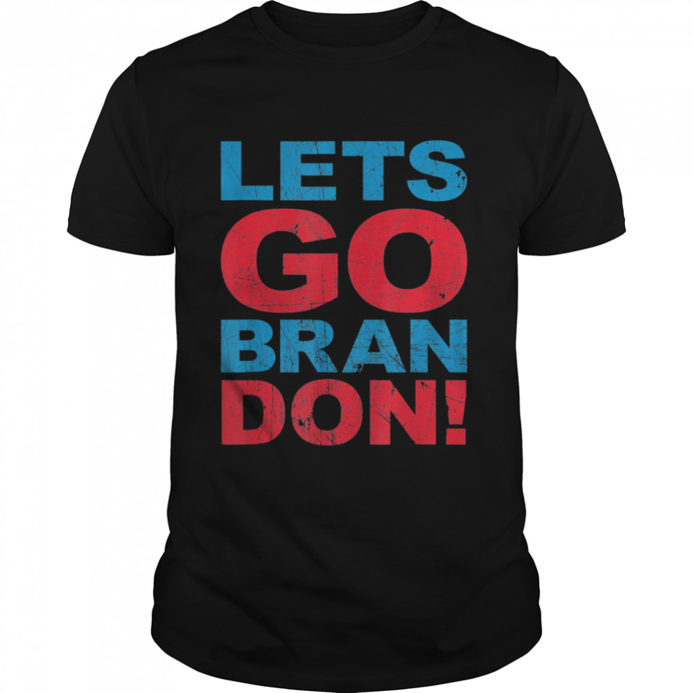 Let’s Go Brandon Anti-liberal Joe Biden Joke  Classic Men's T-shirt