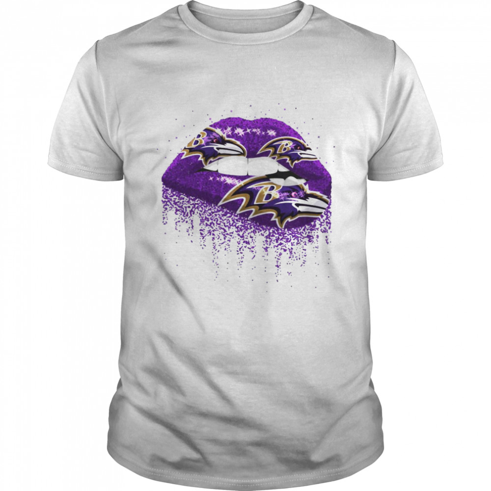 NFL Baltimore Ravens Lips Shirt - Trend T Shirt Store Online