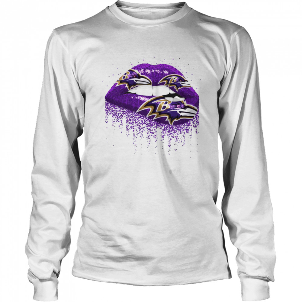 NFL Baltimore Ravens Lips Shirt - Trend T Shirt Store Online