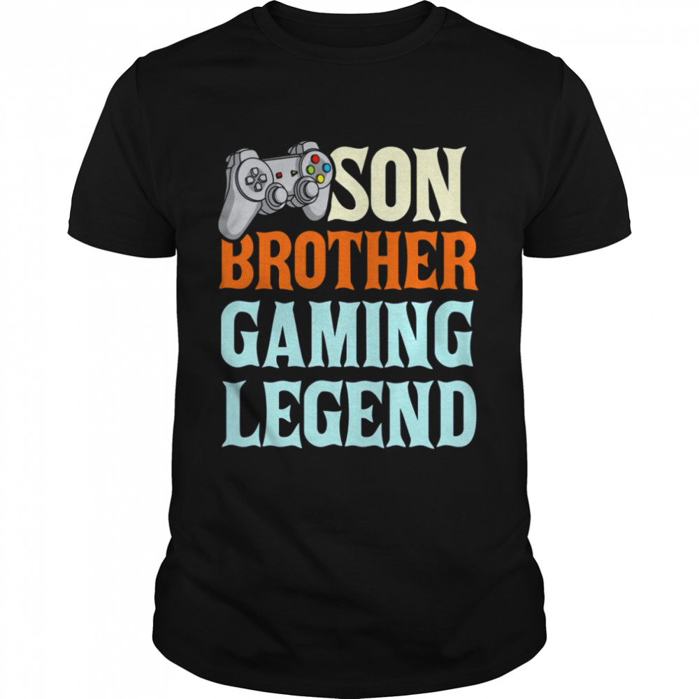 Son Brother Gaming Legend Gamer Partners  Classic Men's T-shirt