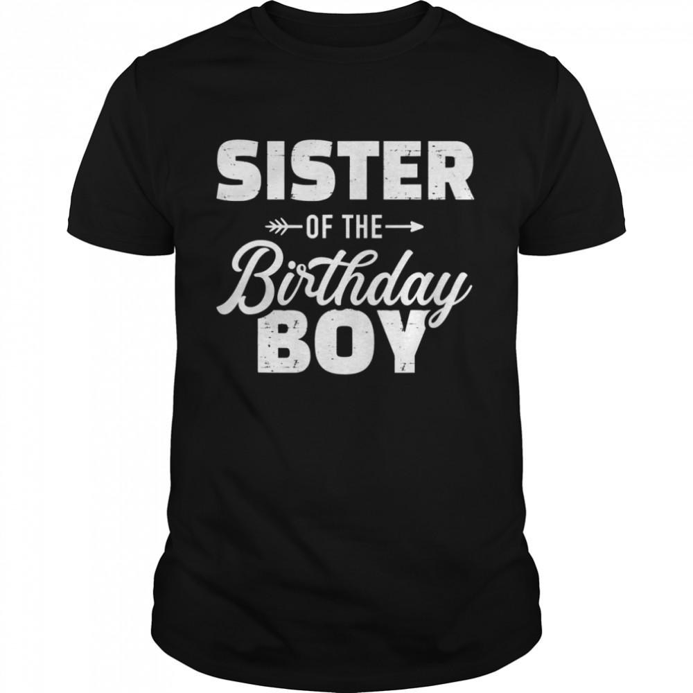 Sister of the birthday boy son matching family T- Classic Men's T-shirt