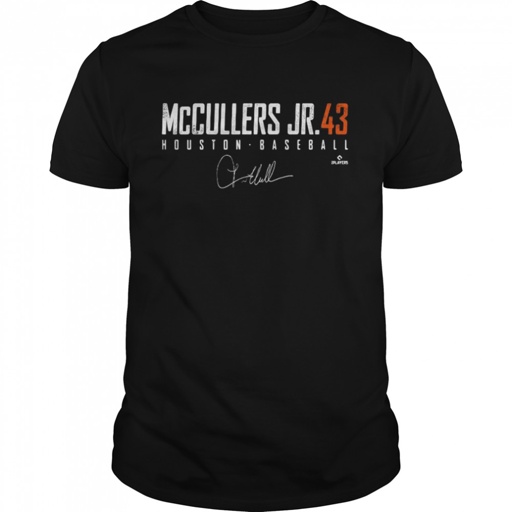 Lance McCullers Jr 43 Houston Astros Baseball Signature  Classic Men's T-shirt
