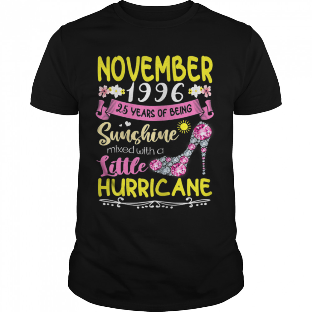 November Girls 1996  25 Years Old Awesome since 1996 T- B09K1ZSJCY Classic Men's T-shirt