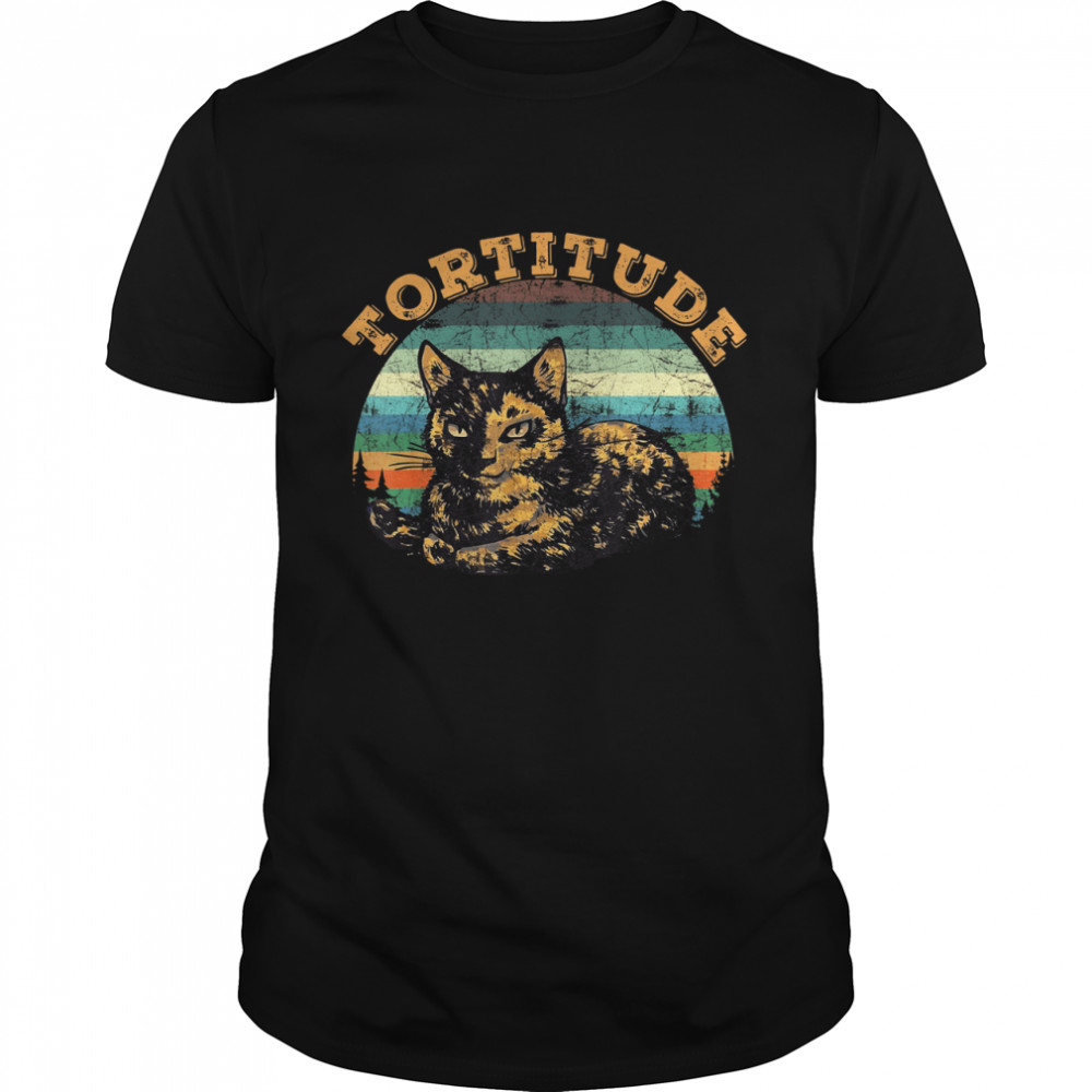 Cat Tortitude Vintage  Classic Men's T-shirt