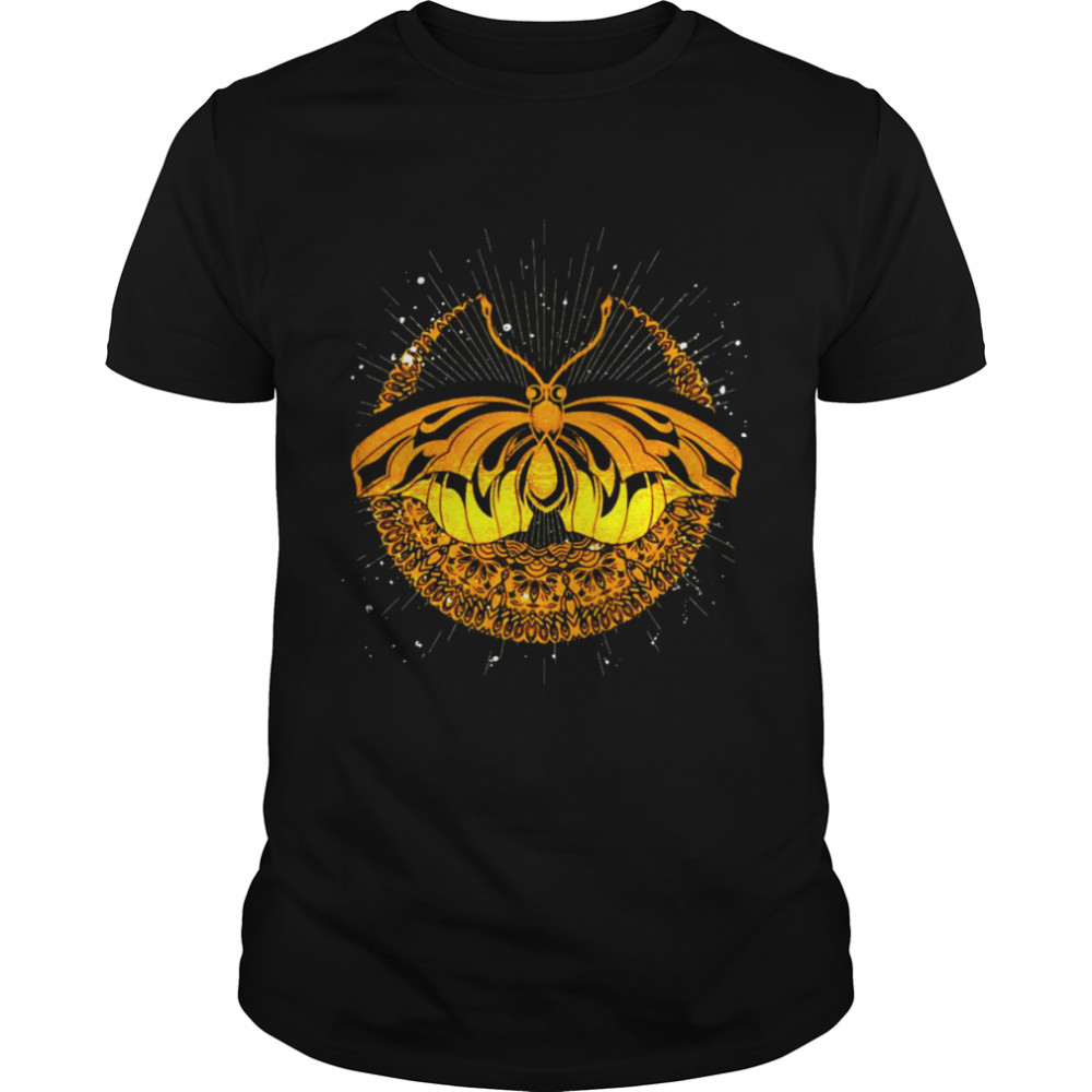 Dunkle Magie Wicca Hexe Mond Insekt Astrologie Halbmond T-shirt Classic Men's T-shirt