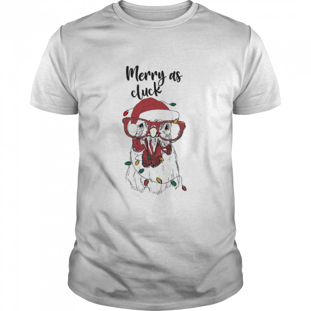 Chicken Claus Merry as cluck shirt Classic Men's T-shirt