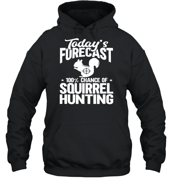 Mens Hunting Squirrels Squirrel Hunter  Unisex Hoodie