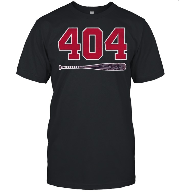 404 Bat Atlanta Braves baseball shirt Classic Men's T-shirt
