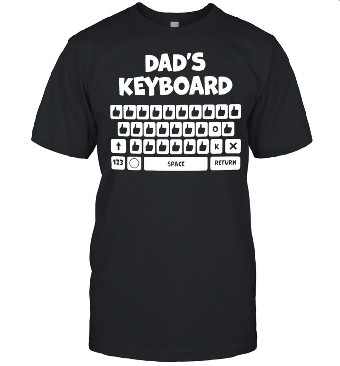 Dads Keyboard shirt Classic Men's T-shirt