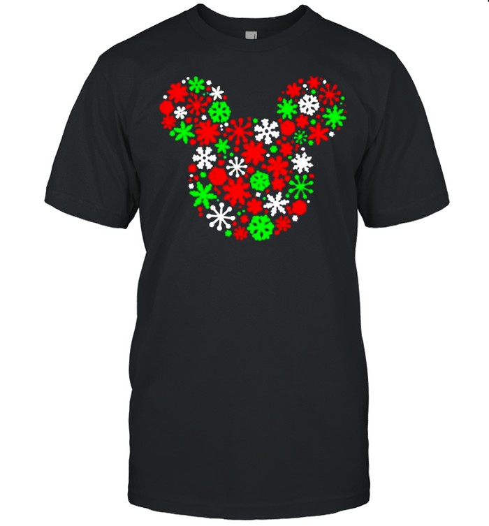 Disney Mickey Mouse Icon Holiday Snowflakes shirt Classic Men's T-shirt