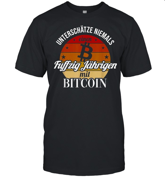 Herren Fuffzig Jähriger mit Bitcoin Bitcoin Crypto 50 Geburtstag  Classic Men's T-shirt