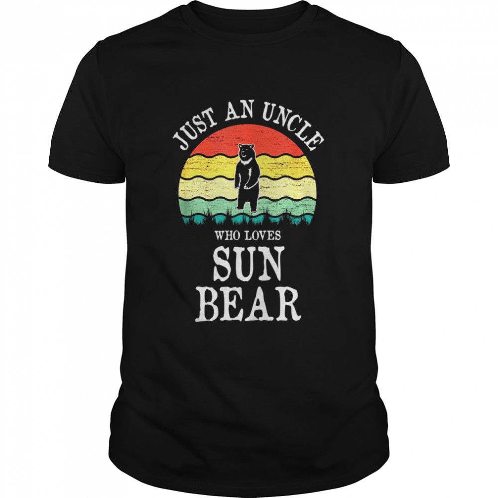 Nur ein Onkel, der Sun Bear liebt  Classic Men's T-shirt