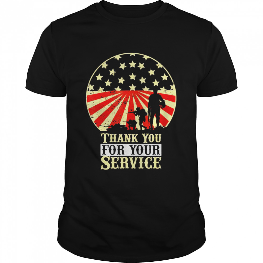 Thank You for your Service Veterans Day  Classic Men's T-shirt