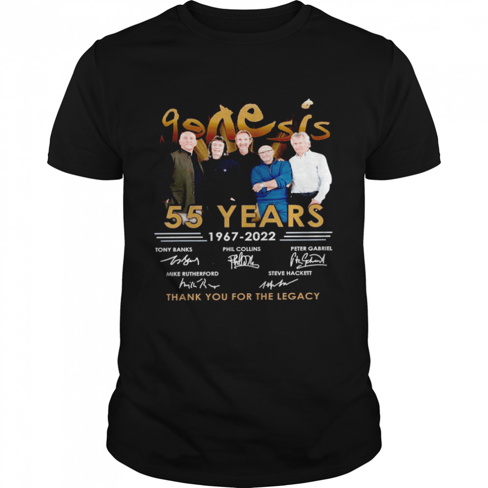 Genesis 55 years 1967 2022 thank you for the memories shirt Classic Men's T-shirt