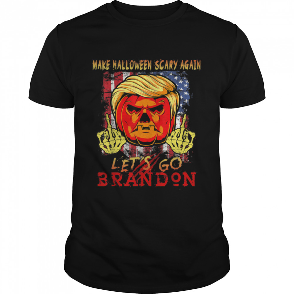 Brandon Go Trumpkin Anti Biden Scary Halloween 2021 T- B09JS95924 Classic Men's T-shirt