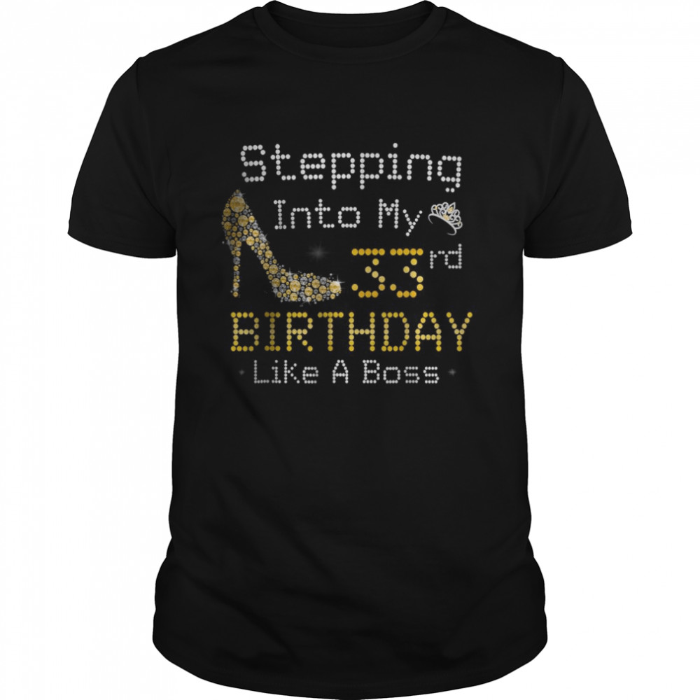 Stepping Into My 33rd Birthday Like A Boss T- Classic Men's T-shirt
