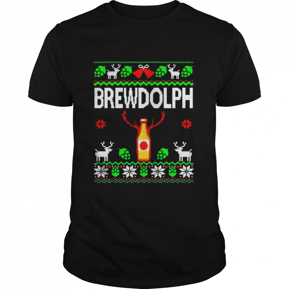 brewdolph beer brewer Christmas shirt Classic Men's T-shirt