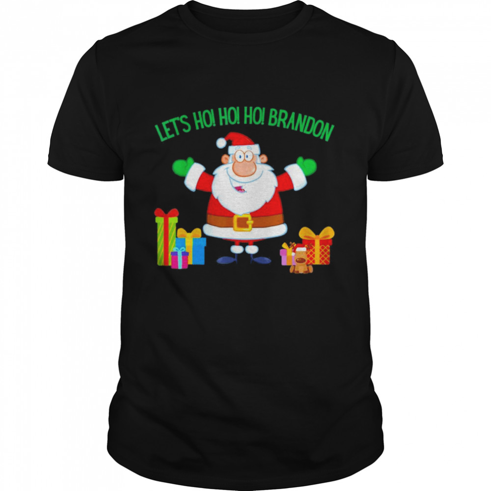 Christmas Let’s Go Go Go Brandon Santa Claus Xmas T- Classic Men's T-shirt