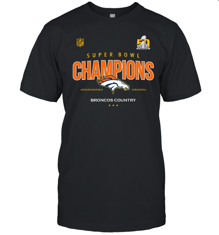 Denver Broncos Country Super Bowl 50 Champions 2021 Shirt