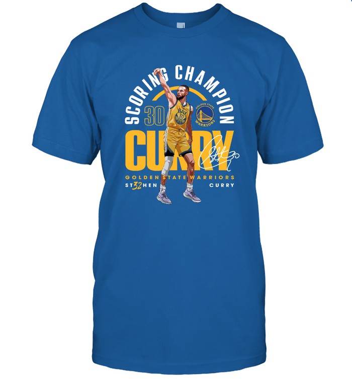 Stephen Curry 2021 Nba Scoring Champion T  Classic Men's T-shirt