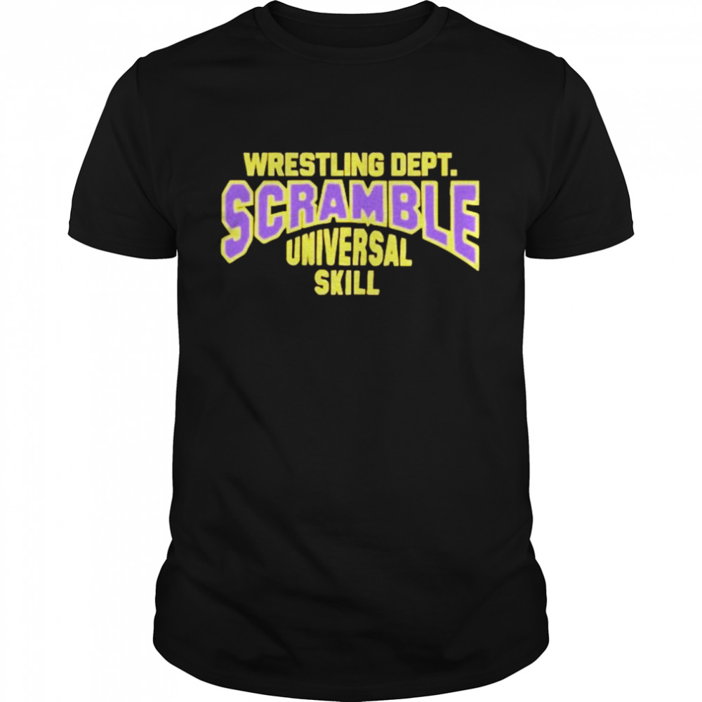 Wrestling dept scramble universal skill shirt Classic Men's T-shirt