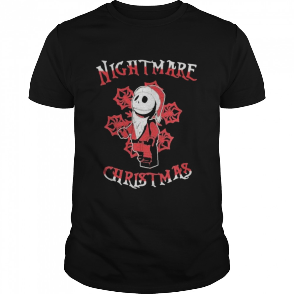 The Nightmare Christmas Santa Jack Skellington   Classic Men's T-shirt
