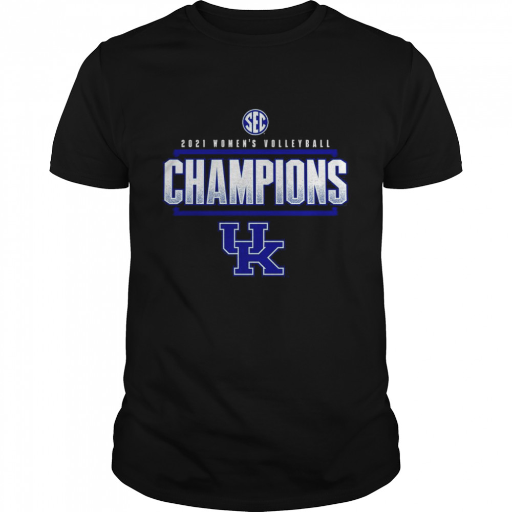 Kentucky Wildcats 2021 SEC Women’s Volleyball Champions Locker Room T- Classic Men's T-shirt