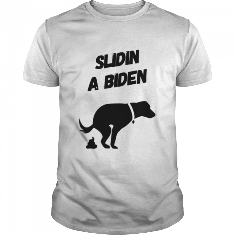 Slidin a biden shirt Classic Men's T-shirt