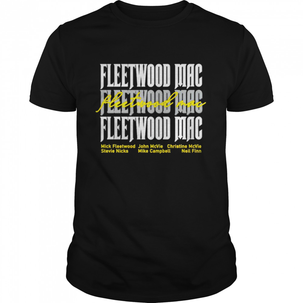 Premium fleetwood Mac Mick Fleetwood John McVie Christine McVie shirt Classic Men's T-shirt