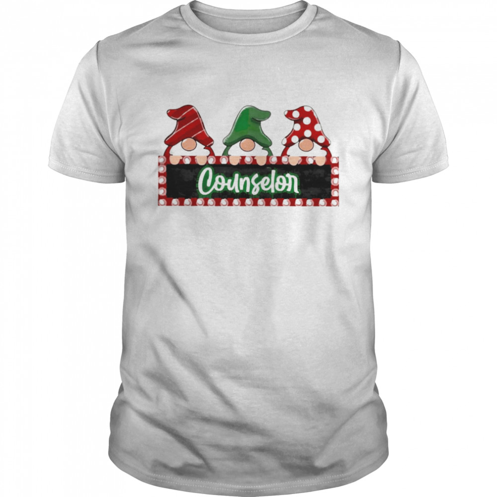 Christmas Gnomes Counselor Teacher Sweater  Classic Men's T-shirt