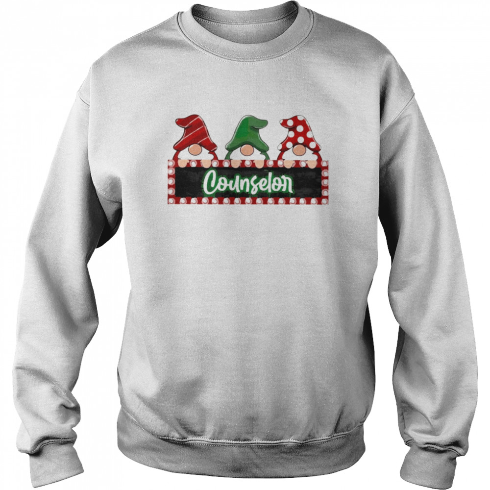 Christmas Gnomes Counselor Teacher Sweater  Unisex Sweatshirt