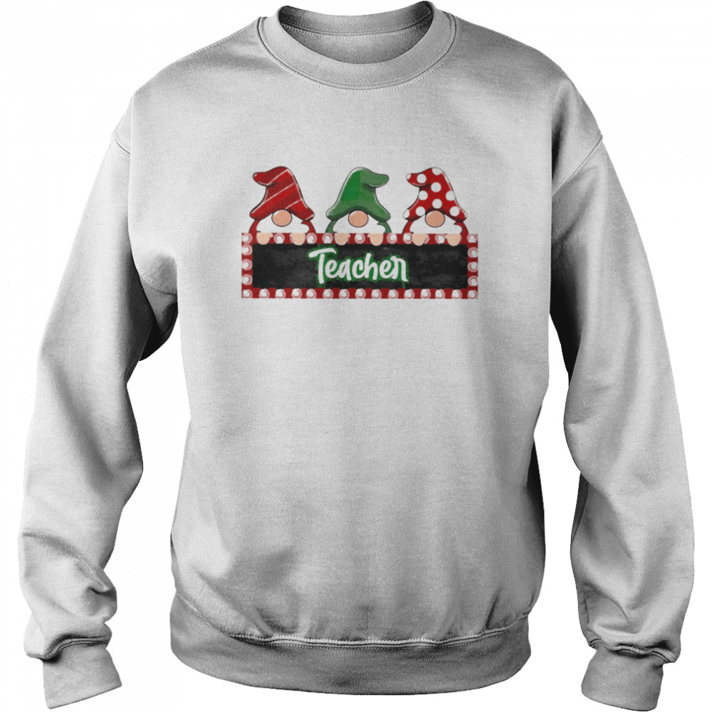 Christmas Gnomes Teacher Sweater  Unisex Sweatshirt