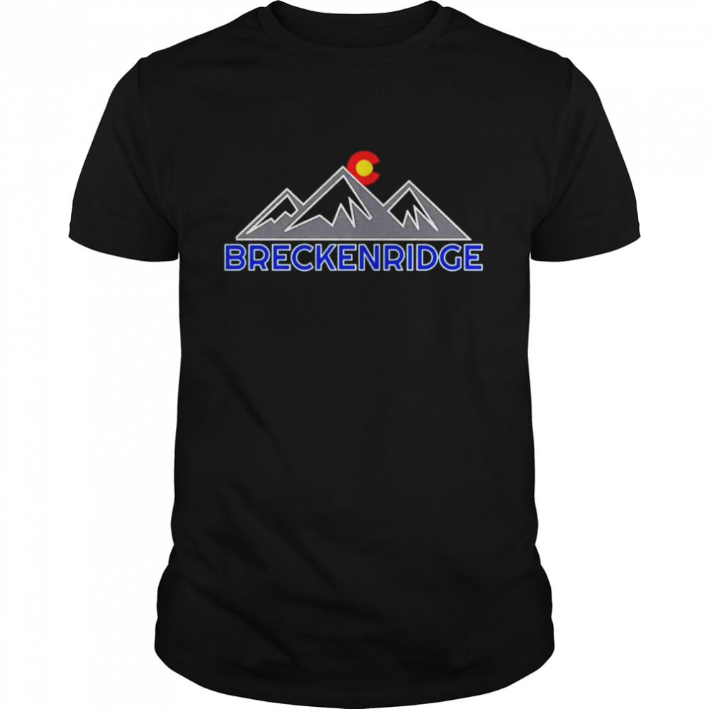 Breckenridge CO Mountain shirt Classic Men's T-shirt